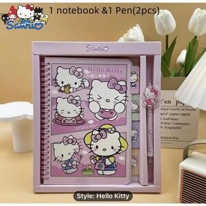 Hello Kitty Stationery Set with Notebook and Pens New in Packages